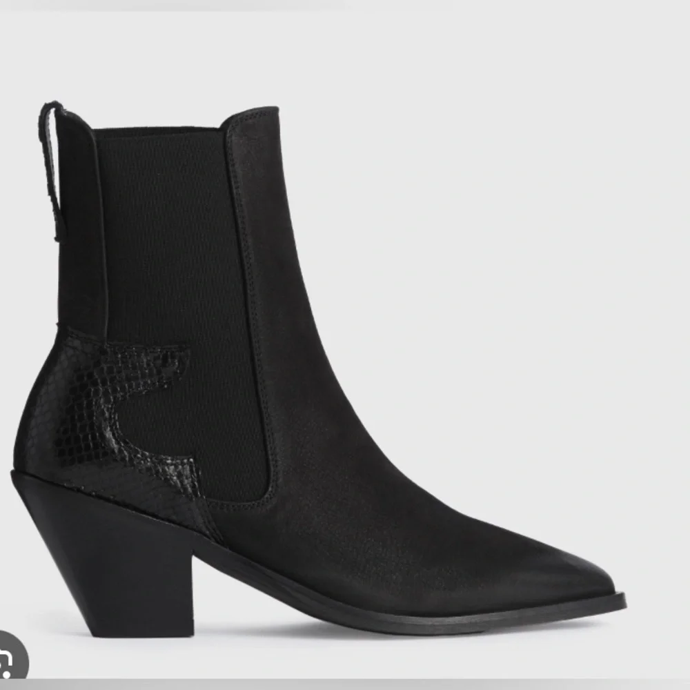 Allsaints Women's Black Sara Boots, Size EU 39/ US 8.5